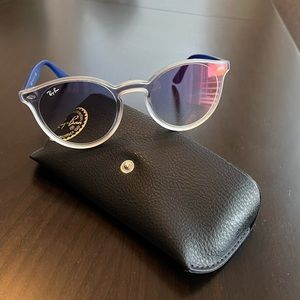 Ray Ban RB4380 Blaze sunglasses with blue frame